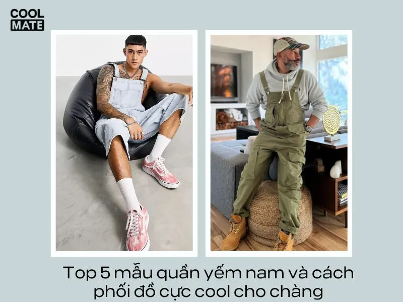 Top 5 Mẫu Quần Yếm Nam & Cách Phối Đồ Đẹp, Cá Tính Hè 2024